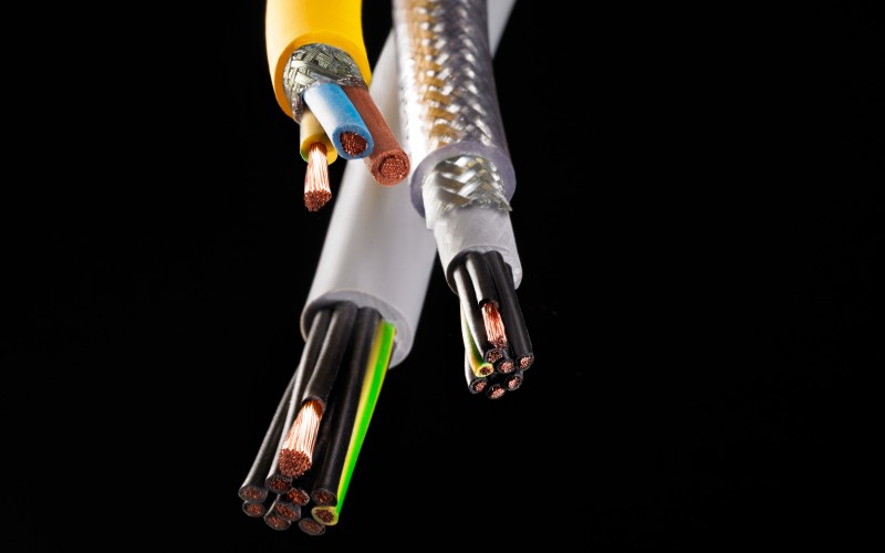 close-up of a manufacturing machine