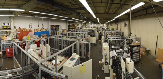 P&R Industries Factory Floor