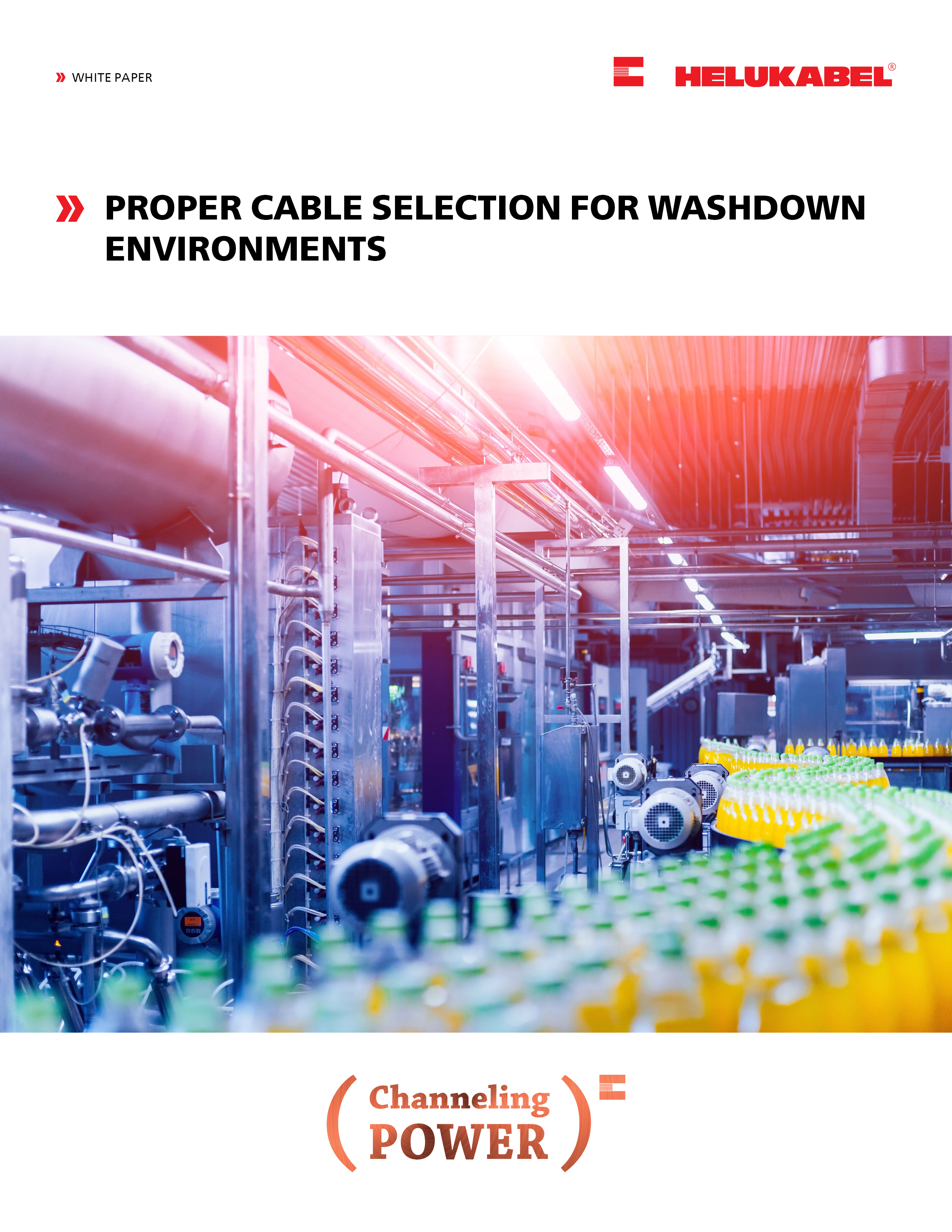 Proper Cable Selection for Washdown Environments White Paper