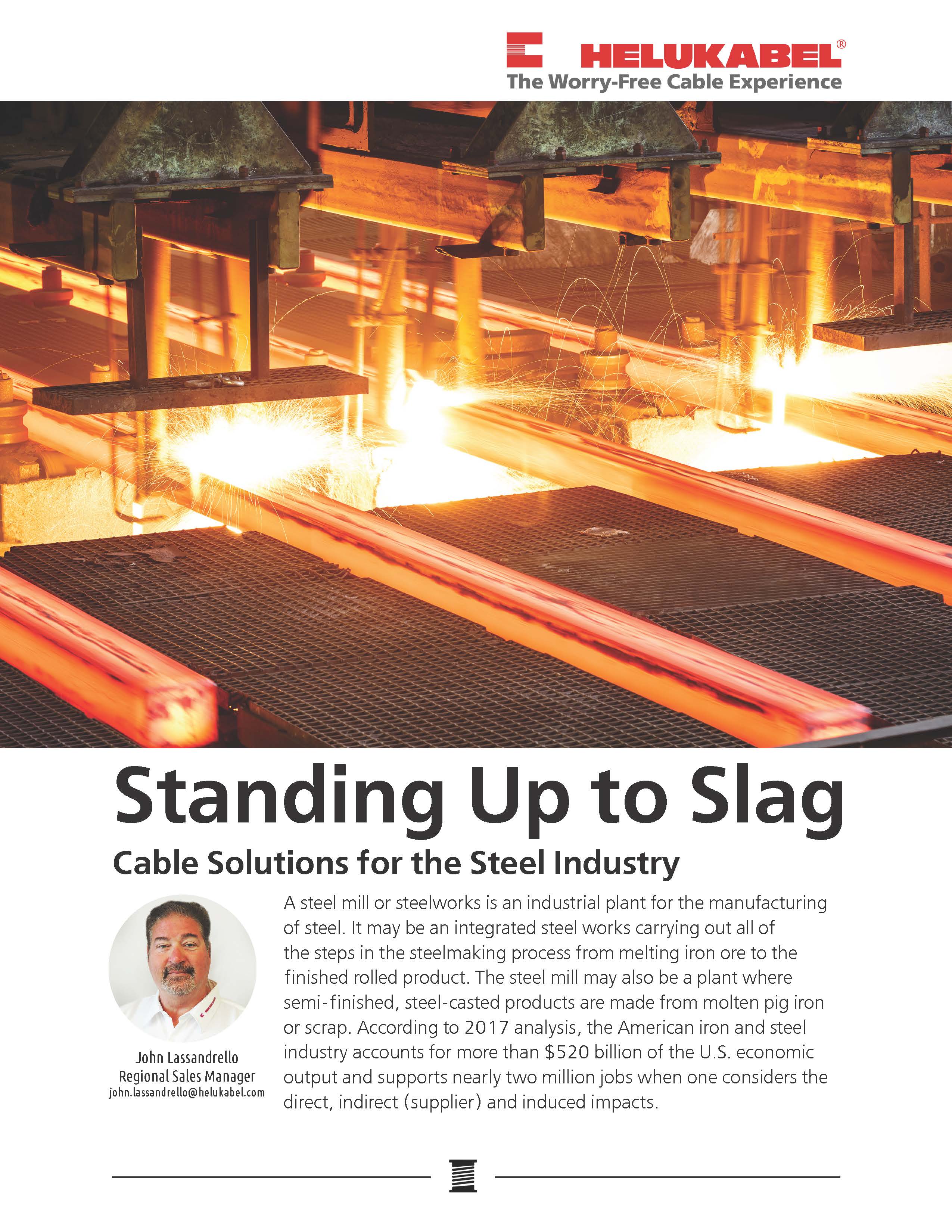 Standing Up to Slag: Cable Solutions for the Steel Industry